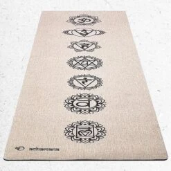 Tapis De Yoga Caoutchouc Naturel Et Chanvre 4,5mmx61cmx1,83m 7 Chakras +Sac Yoga 9 Tapis De Yoga Caoutchouc Naturel Et Chanvre 4,5mmx61cmx1,83m 7 Chakras +Sac Yoga -Plein Air Sports Magasin tapis de yoga caoutchouc naturel et chanvre 45mmx61cmx183m 7 chakras sac yoga 2