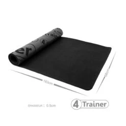 Tapis De Yoga - Mobilité - Noir - 4TRAINER -Plein Air Sports Magasin tapis de yoga mobilite noir 4trainer 2