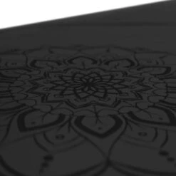 Tapis De Yoga Noir PU-Caoutchouc Naturel MANDALA Et BODY LINE + Sac De Transport -Plein Air Sports Magasin tapis de yoga noir pu caoutchouc naturel mandala et body line sac de transport 2