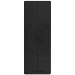 Tapis De Yoga Noir PU-Caoutchouc Naturel MANDALA Et BODY LINE + Sac De Transport -Plein Air Sports Magasin tapis de yoga noir pu caoutchouc naturel mandala et body line sac de transport 3