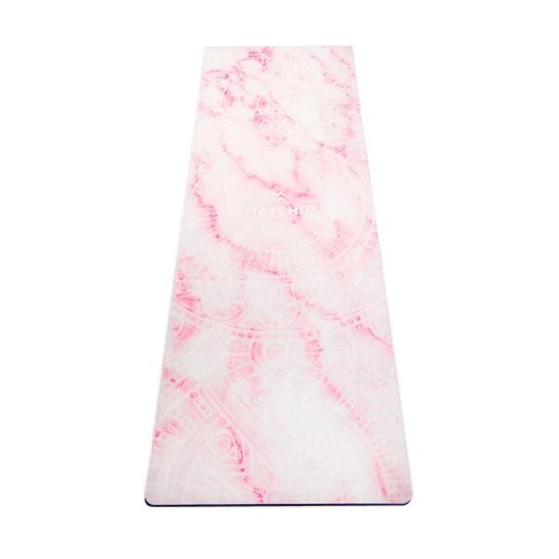 Tapis De Yoga - Tapis Yoga - 0.5 Cm - Suède - Marbre Rose 3 Tapis De Yoga - Tapis Yoga - 0.5 Cm - Suède - Marbre Rose – Image 3