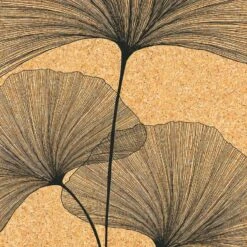 Tapis Yoga Ginkgos Biloba Liège-Caoutchouc Naturel + Sangle Transport-étirements -Plein Air Sports Magasin tapis yoga ginkgos biloba liege caoutchouc naturel sangle transport etirements 2