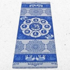 Tapis Yoga Voyage Fin, Léger Et Pliable - Maharaja + Sangle Transport