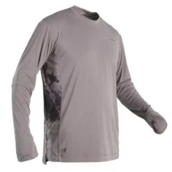 Tee-shirt De Pêche Anti-UV 500 Gris -Plein Air Sports Magasin tee shirt de peche anti uv 500 gris 5