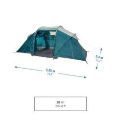 Quechua Tente à Arceaux De Camping - Arpenaz 4.2 - 4 Personnes - 2 Chambres 13 Quechua Tente à Arceaux De Camping - Arpenaz 4.2 - 4 Personnes - 2 Chambres -Plein Air Sports Magasin tente a arceaux de camping arpenaz 42 4 personnes 2 chambres 3