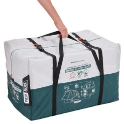 Quechua Tente à Arceaux De Camping - Arpenaz 6.3 F&B - 6 Personnes - 3 Chambres -Plein Air Sports Magasin tente a arceaux de camping arpenaz 63 f and b 6 personnes 3 chambres 3