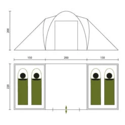 Tente Dôme Hammerfest 4 Sleeper Protect - Sol Cousu - 4 Pers - 2 Cabines Noires 13 Tente Dôme Hammerfest 4 Sleeper Protect - Sol Cousu - 4 Pers - 2 Cabines Noires -Plein Air Sports Magasin tente dome hammerfest 4 sleeper protect sol cousu 4 pers 2 cabines noires 6