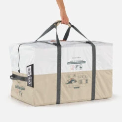Quechua Tente Gonflable De Camping - Air Seconds 8.4 F&B - 8 Places - 4 Chambres -Plein Air Sports Magasin tente gonflable de camping air seconds 84 f and b 8 places 4 chambres 4