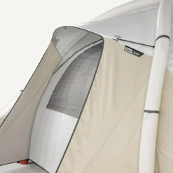 Quechua Tente Gonflable De Camping - Air Seconds 8.4 F&B - 8 Places - 4 Chambres -Plein Air Sports Magasin tente gonflable de camping air seconds 84 f and b 8 places 4 chambres 8