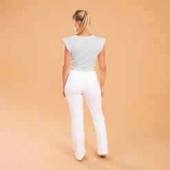 TS CROP LOOSE YOGA BLEU CLAIR -Plein Air Sports Magasin ts crop loose yoga bleu clair 4