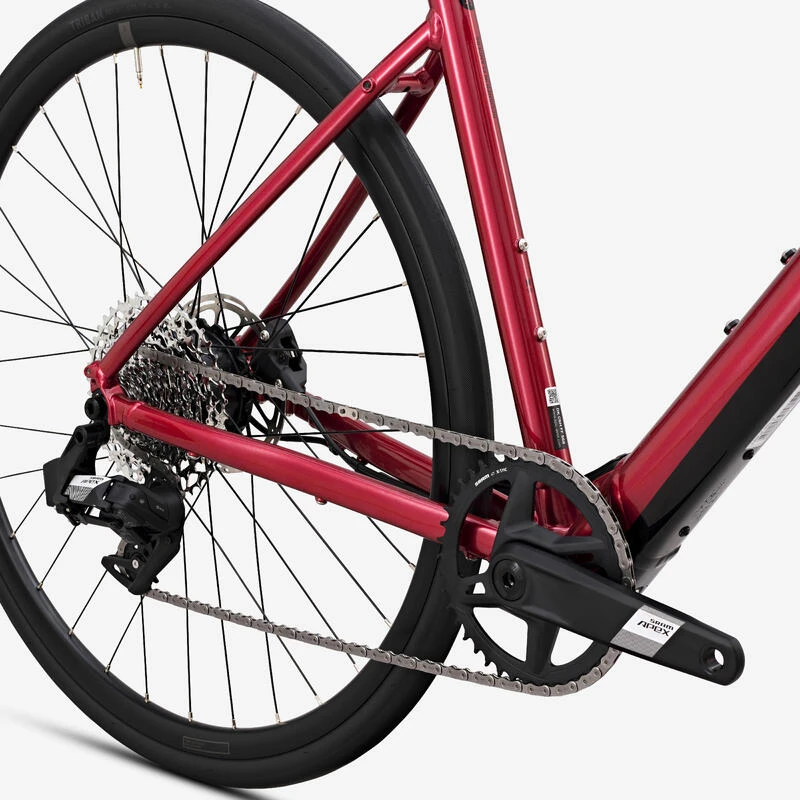 Vélo De Route à Assistance électrique - E-EDR AF SRAM APEX AXS 1x12 Rouge 5 Vélo De Route à Assistance électrique - E-EDR AF SRAM APEX AXS 1x12 Rouge – Image 5
