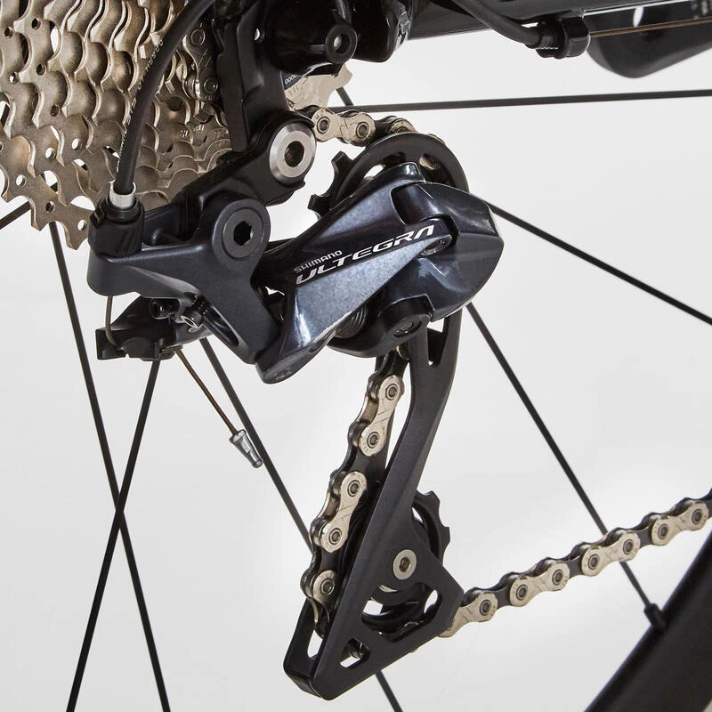 VELO ROUTE EDR AF ULTEGRA BLANC NOIR 9 VELO ROUTE EDR AF ULTEGRA BLANC NOIR – Image 9