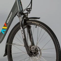 Vélo Ville électrique - NEOMOUV Allegria 2 Hydraulique - Graphite -Plein Air Sports Magasin velo ville electrique neomouv allegria 2 hydraulique graphite 3