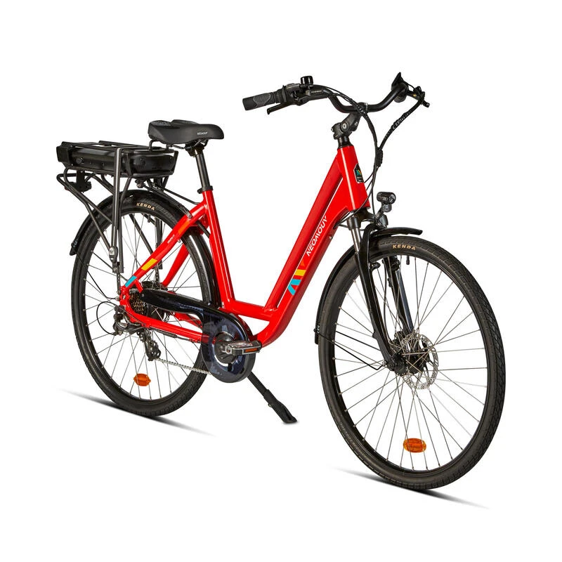 Vélo Ville électrique - NEOMOUV Sinapia Hydraulique - Rouge 2 Vélo Ville électrique - NEOMOUV Sinapia Hydraulique - Rouge – Image 2